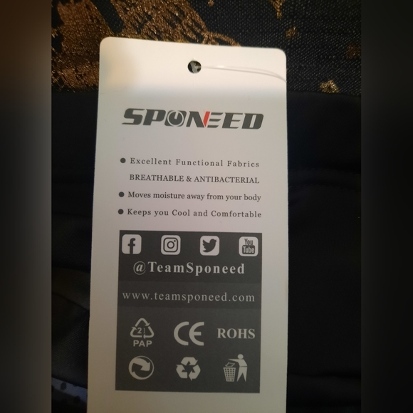 Sponeed gel padded mens cycling shorts. - Picture 3 of 5